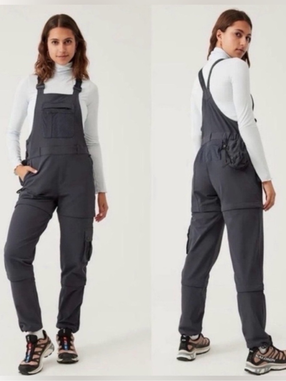 Outdoor Voices Dark Gray Hiking Overalls